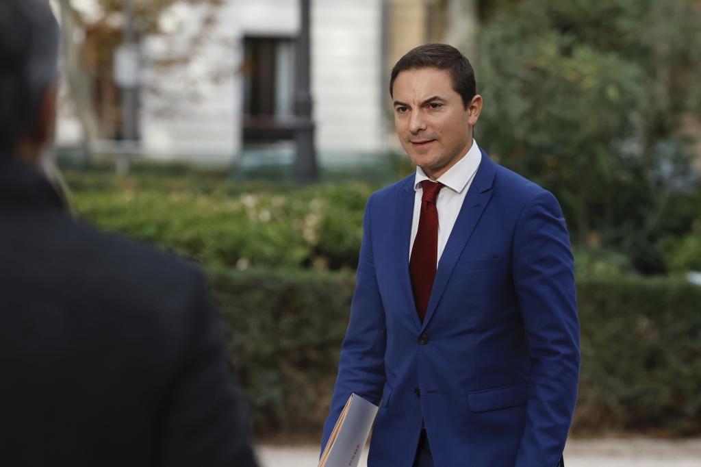 Juan Lobato, este miércoles, a su llegada al Tribunal Supremo.