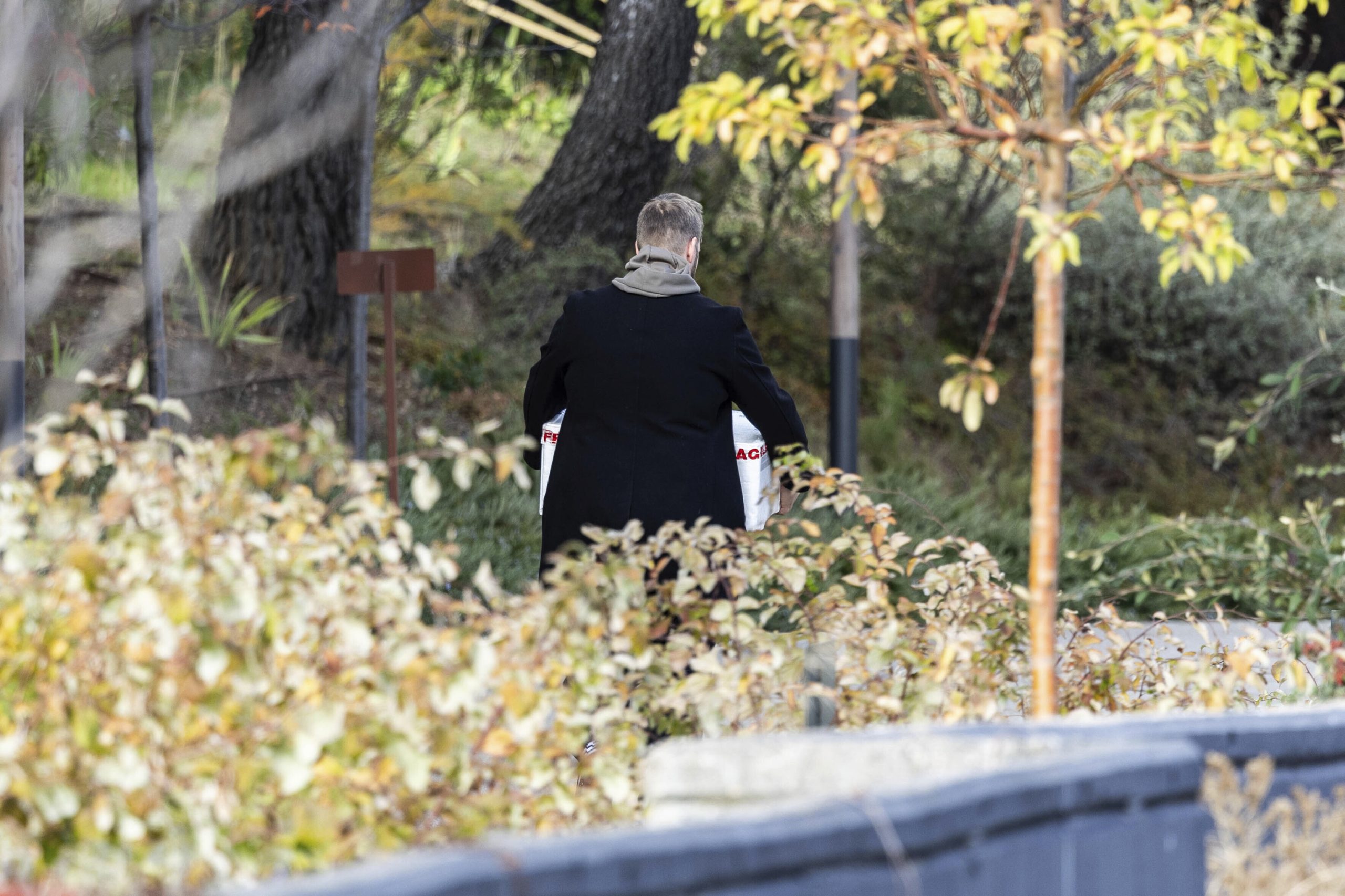 Registro de la UCO en la sede de Acciona en Madrid.
