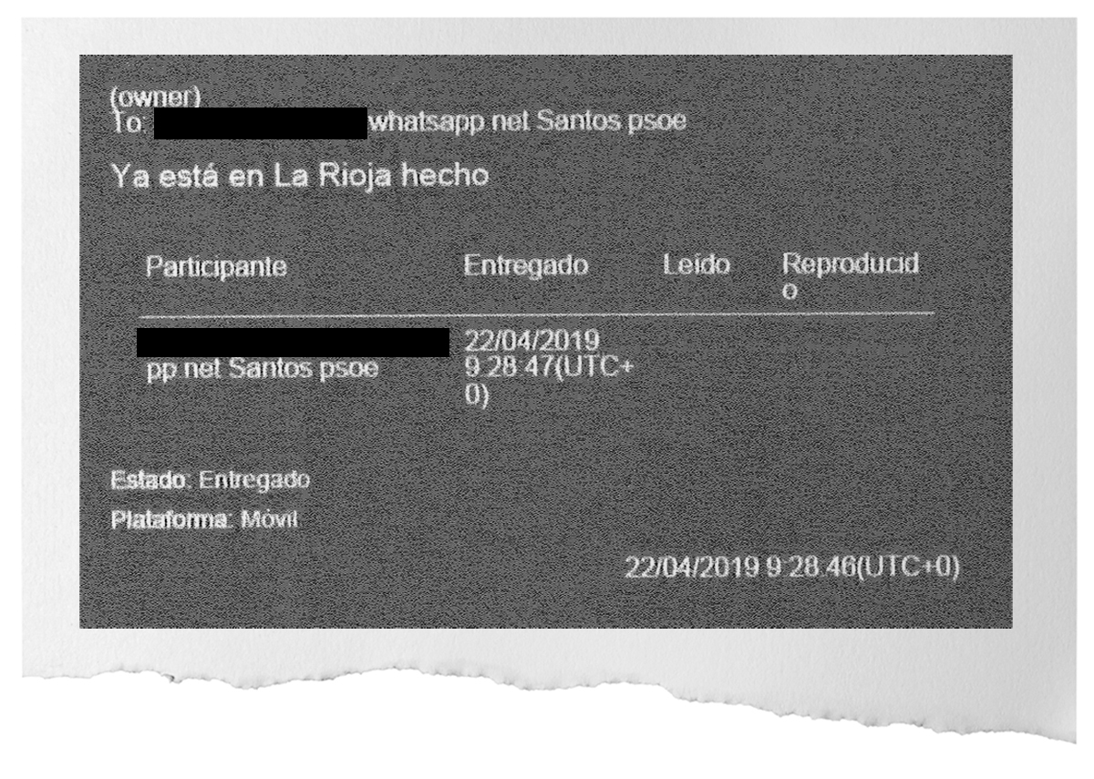 Koldo avisó de inmediato a Cerdán.