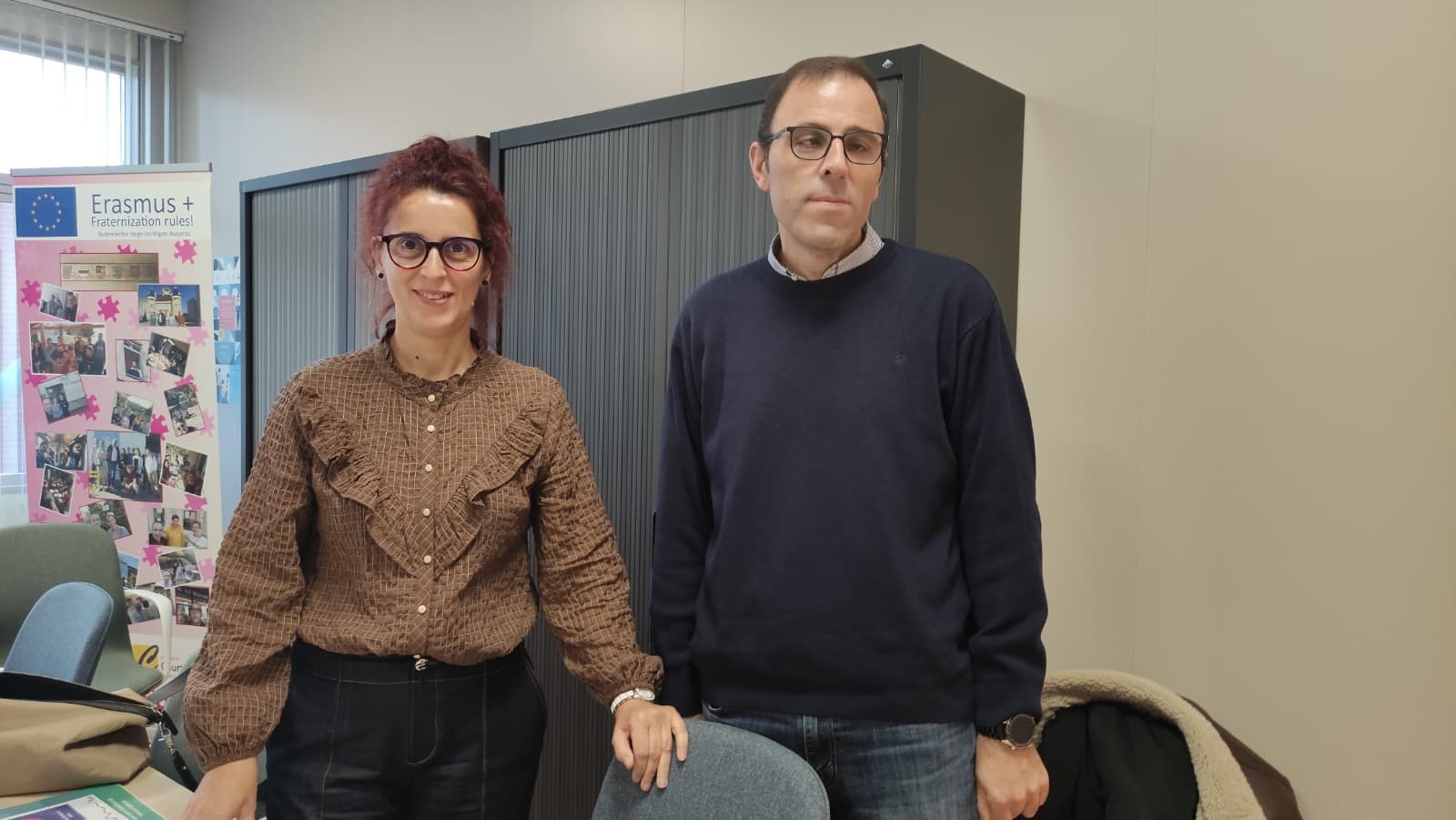 Fina Paulos y Óscar Rey, profesores de IA.