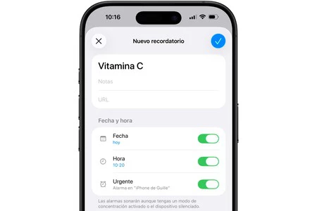 Alarma Recordatorio