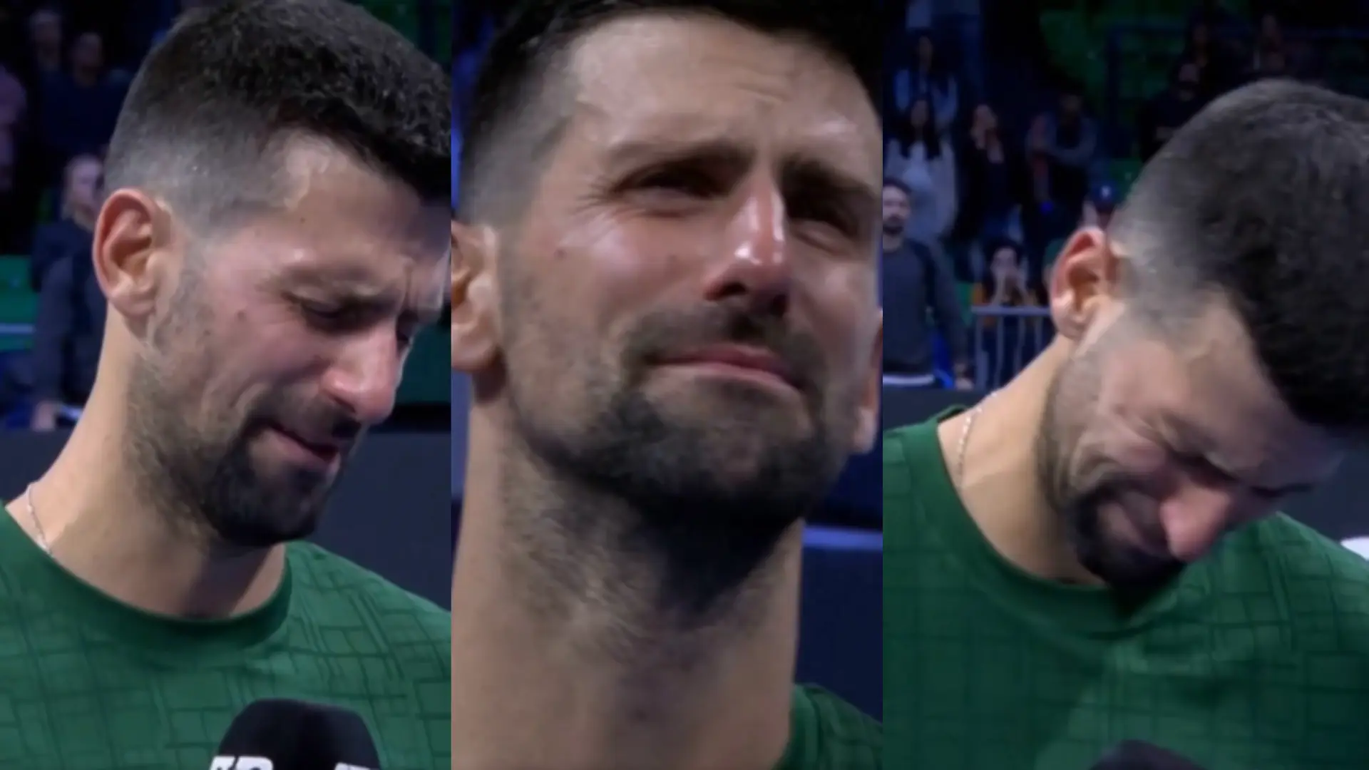 Djokovic llora desconsolado en su debut en Atenas al recordar a su exentrenador, Pilic, fallecido: «Era como un padre para mí»