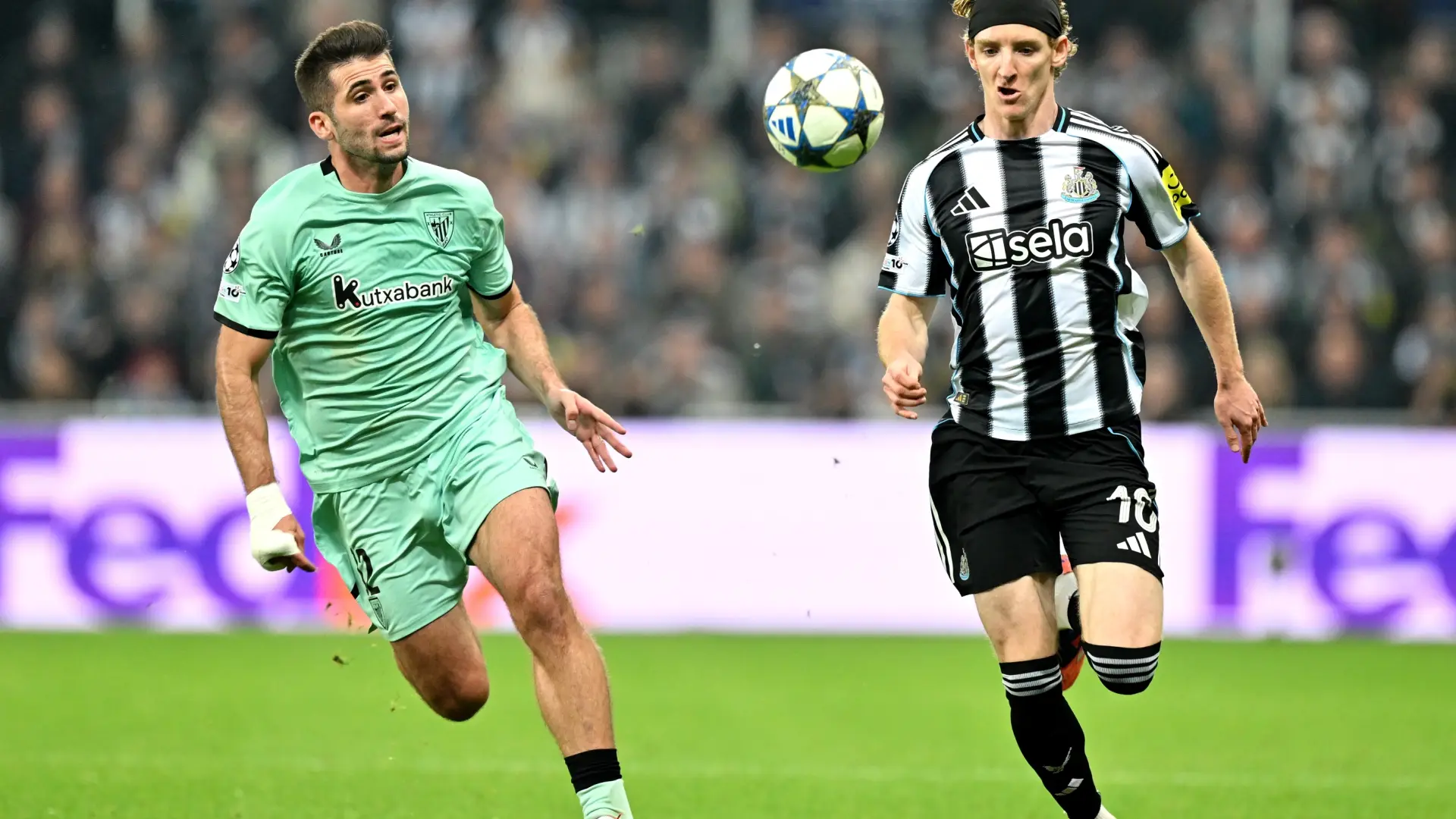 Un Athletic mermado por las bajas sucumbe ante el Newcastle en St. Jame's Park y se queda sin margen