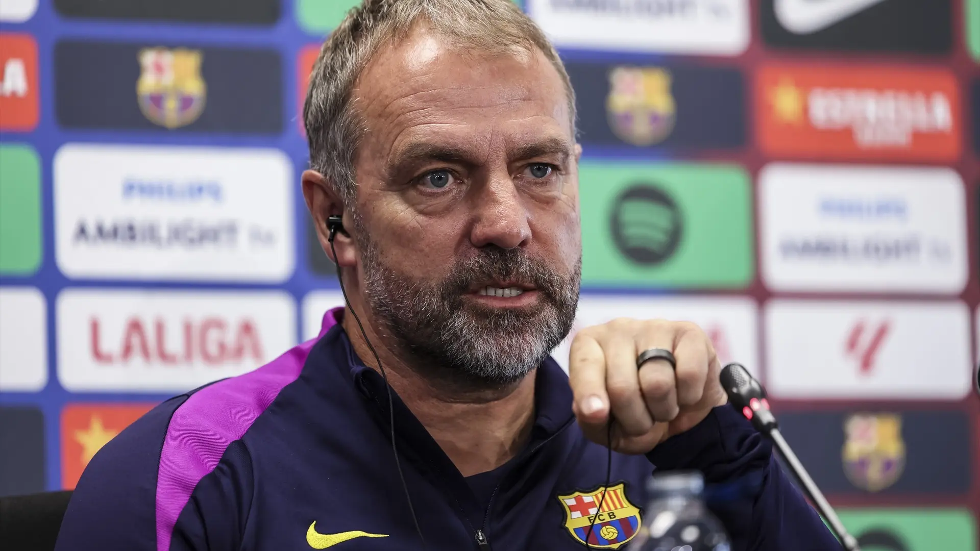 Hansi Flick envía un mensaje a Luis de la Fuente: «Hay que cuidar a Lamine Yamal»