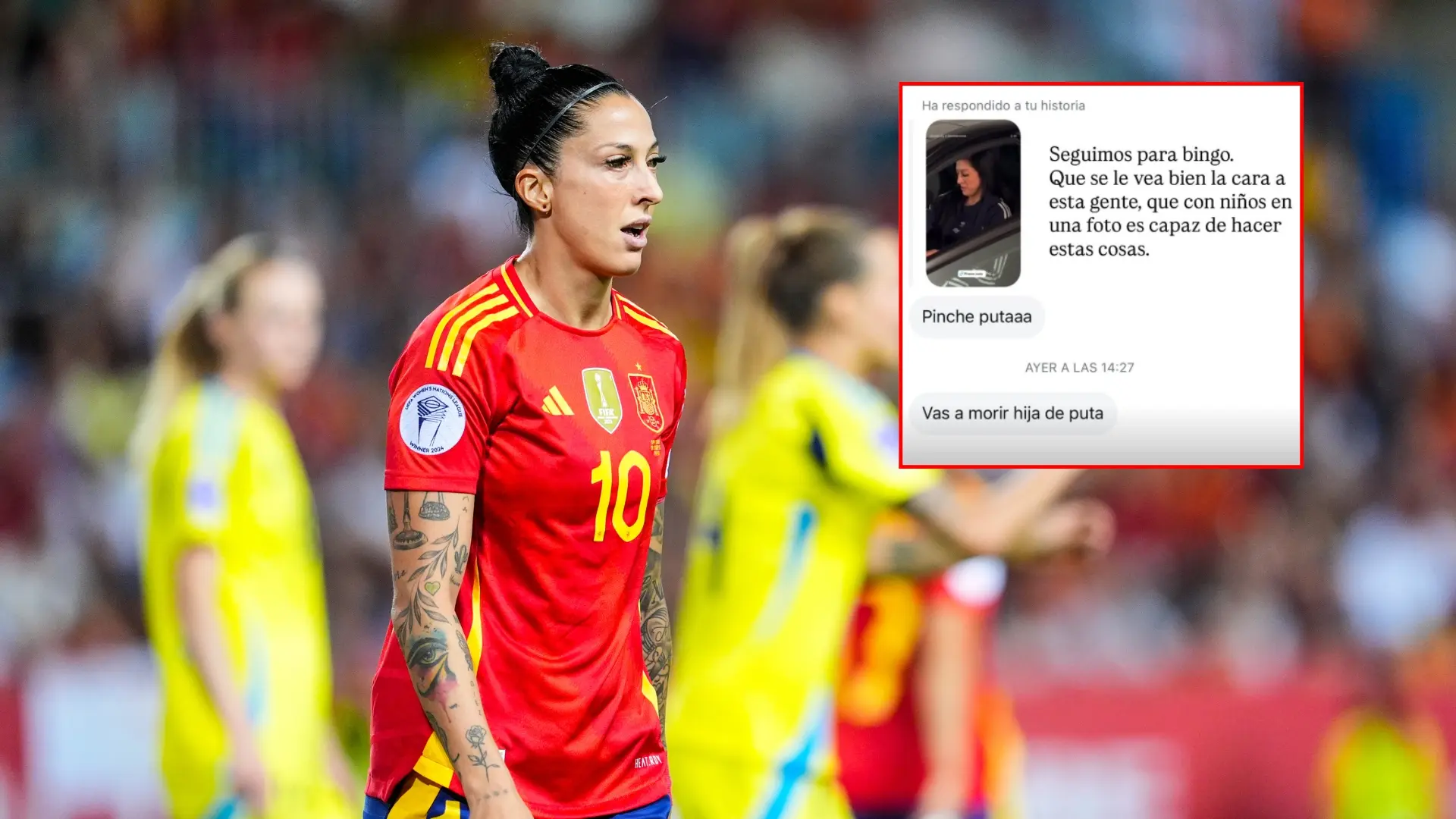 «Vas a morir»: Jenni Hermoso denuncia haber recibido graves amenazas de muerte en Instagram