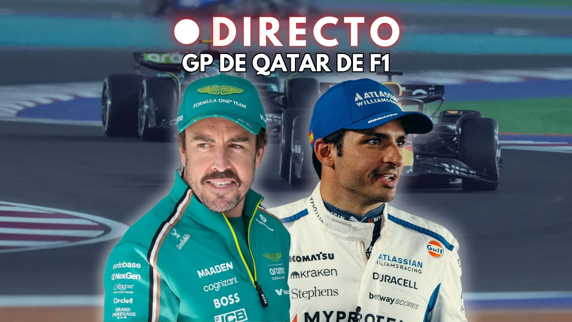 Clasificación del GP Qatar de F1, en directo: resultado y última hora de Fernando Alonso y Carlos Sainz