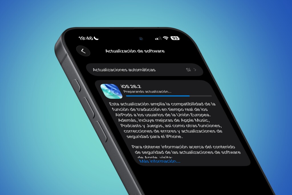 La principal razón para actualizar el iPhone a iOS 26.2 no está en sus grandes novedades funcionales. Está en la seguridad 