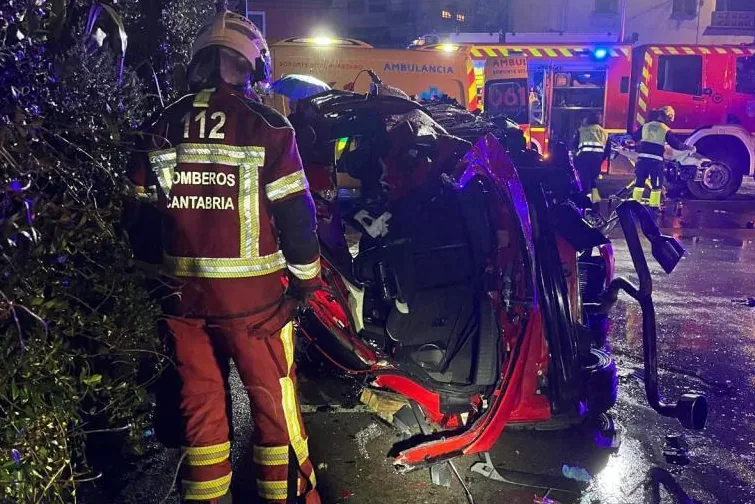 Duelo en Cantabria por la muerte de tres jóvenes amigos en un accidente de tráfico
