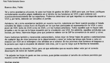 Las presiones en Vox para doblegar al díscolo de Revuelta: «No juegues sucio. Te vas con 40.000 euros de indemnización»