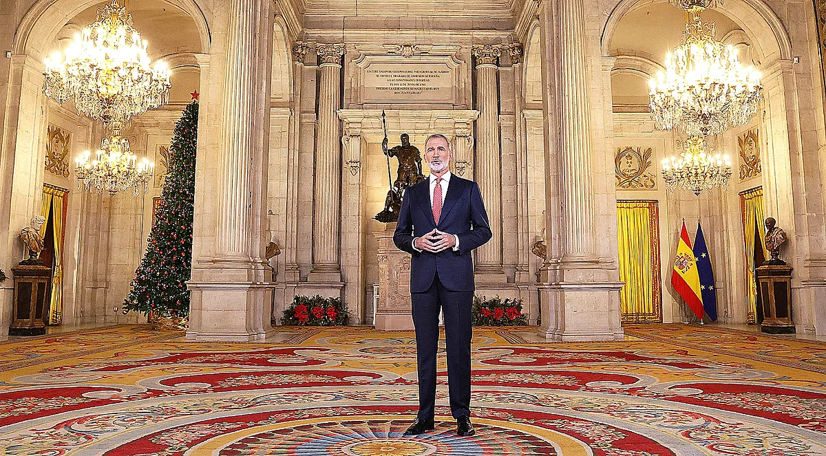 Un misterio del siglo XVIII, cinco fotografías y ocho frases clave: los secretos del mensaje de Navidad de Felipe VI