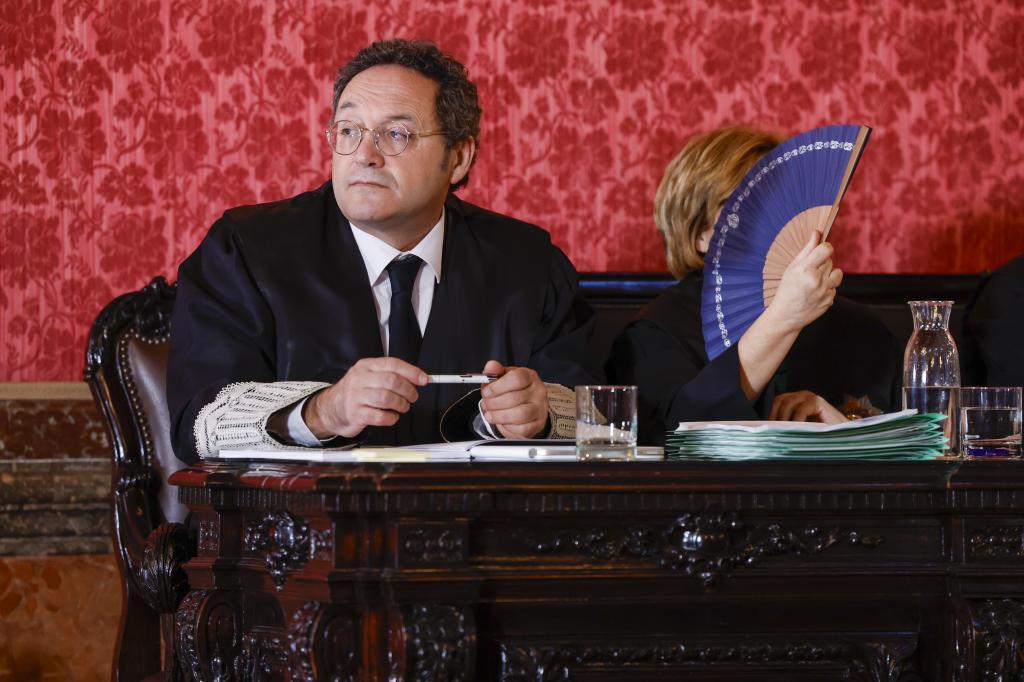 Álvaro García Ortiz, durante su juicio en el Tribunal Supremo, el pasado noviembre.