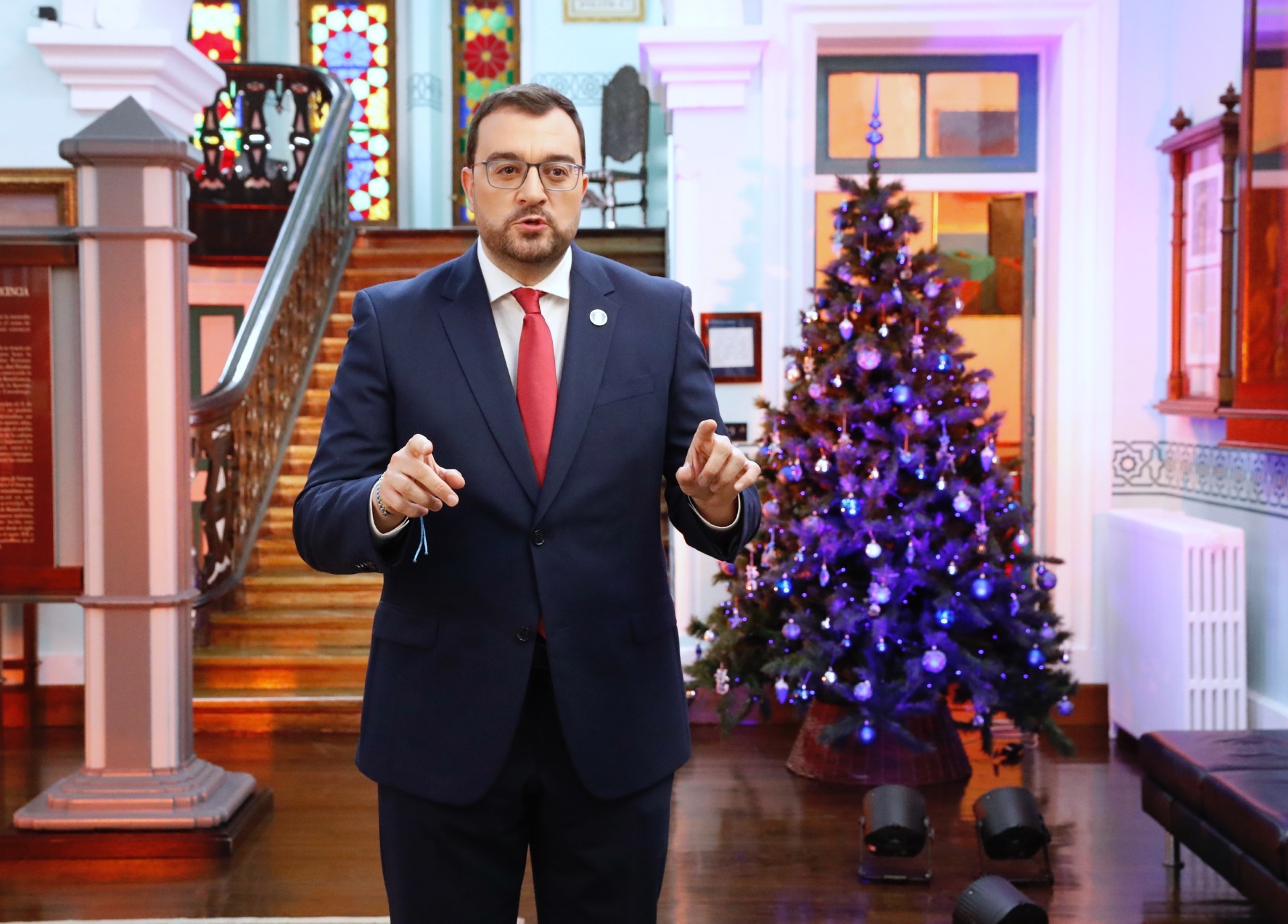 El presidente del Gobierno de Asturias, Adrián Barbón