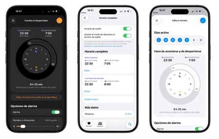Establecer horario de Sueño