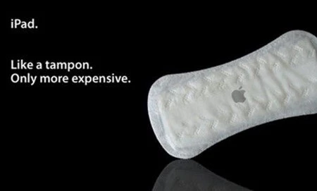 Alguno de los memes de la época por escoger el nombre de iPad