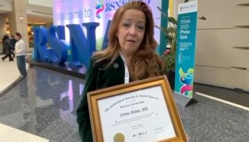Matute, primera mujer española en ser nombrada Miembro Honorario de la Sociedad de Radiología de Norteamérica