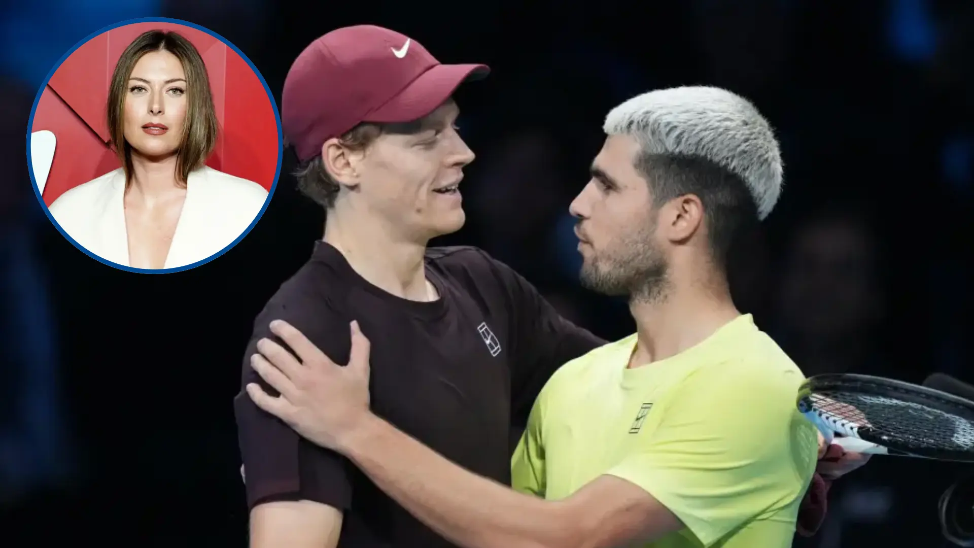 María Sharapova, leyenda del tenis, analiza una gran diferencia entre Alcaraz y Sinner: «Carlos lo hace a menudo, Jannik menos»