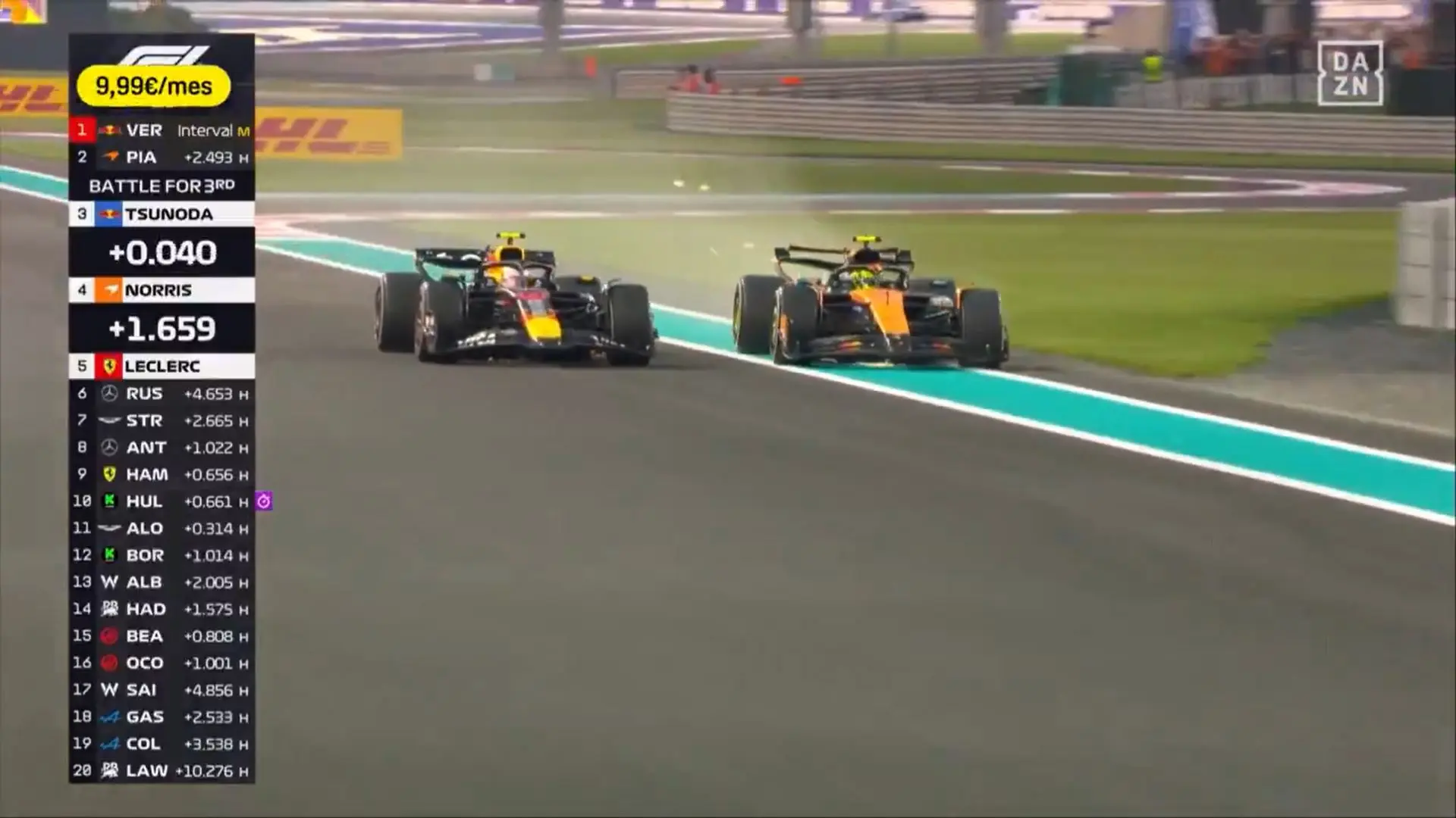 La sanción a Tsunoda en el adelantamiento de Norris, la gran polémica del Mundial de F1: «Sabía que estaba dentro de la legalidad»