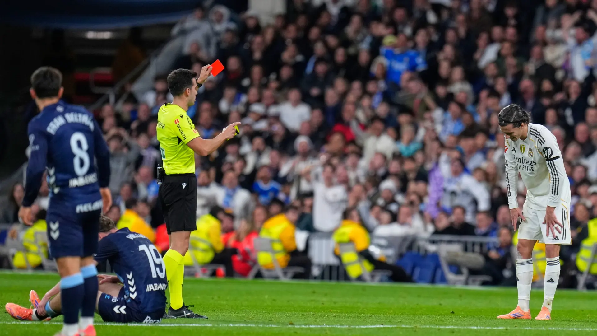 Aluvión de sanciones para el Real Madrid por sus expulsiones ante el Celta: en cuadro ante el Alavés