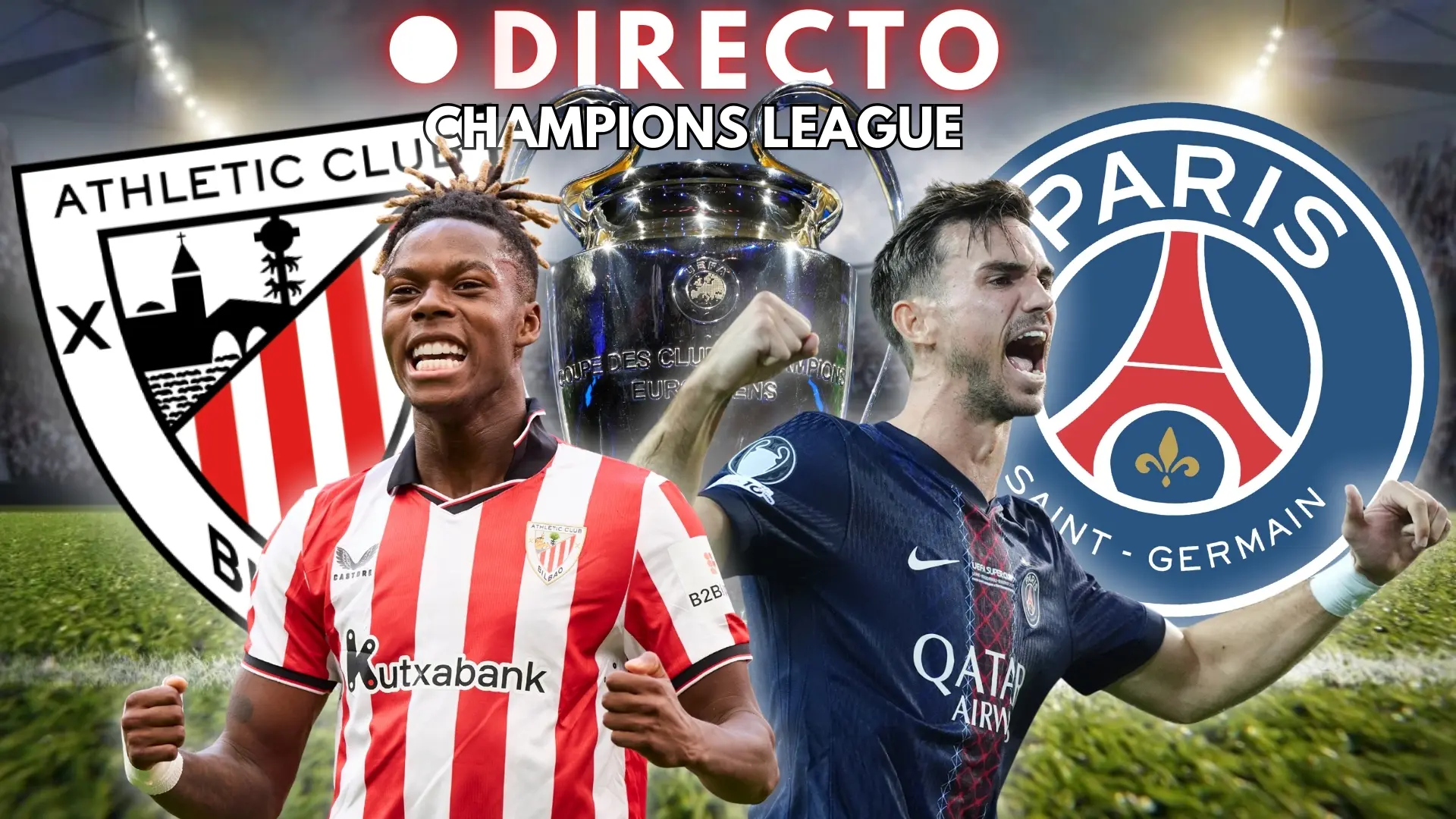 Athletic – PSG de Champions League, en directo | Goles, marcador y última hora de la jornada 6 de la fase liga