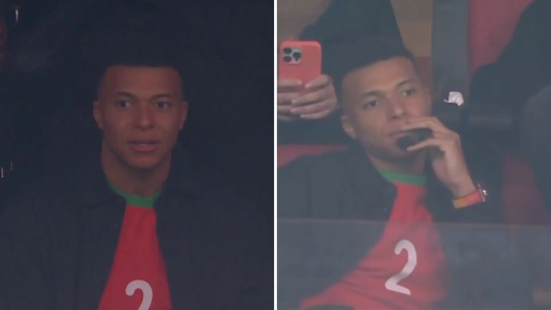 Mbappé se deja ver en la Copa África… con una camiseta de Marruecos