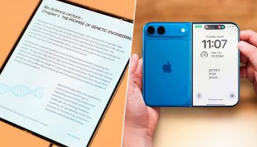 Samsung expuso una pantalla como la que se ha filtrado para el iPhone plegable. Y es más impresionante de lo que creíamos