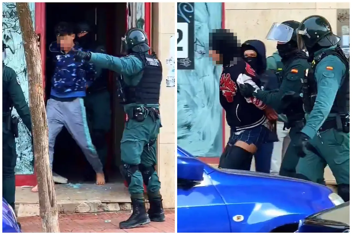 El robo de un móvil desemboca en el asalto de la Guardia Civil a un local okupado para detener a los sospechosos entre vítores de los vecinos y un vídeo musical del alcalde de Arganda