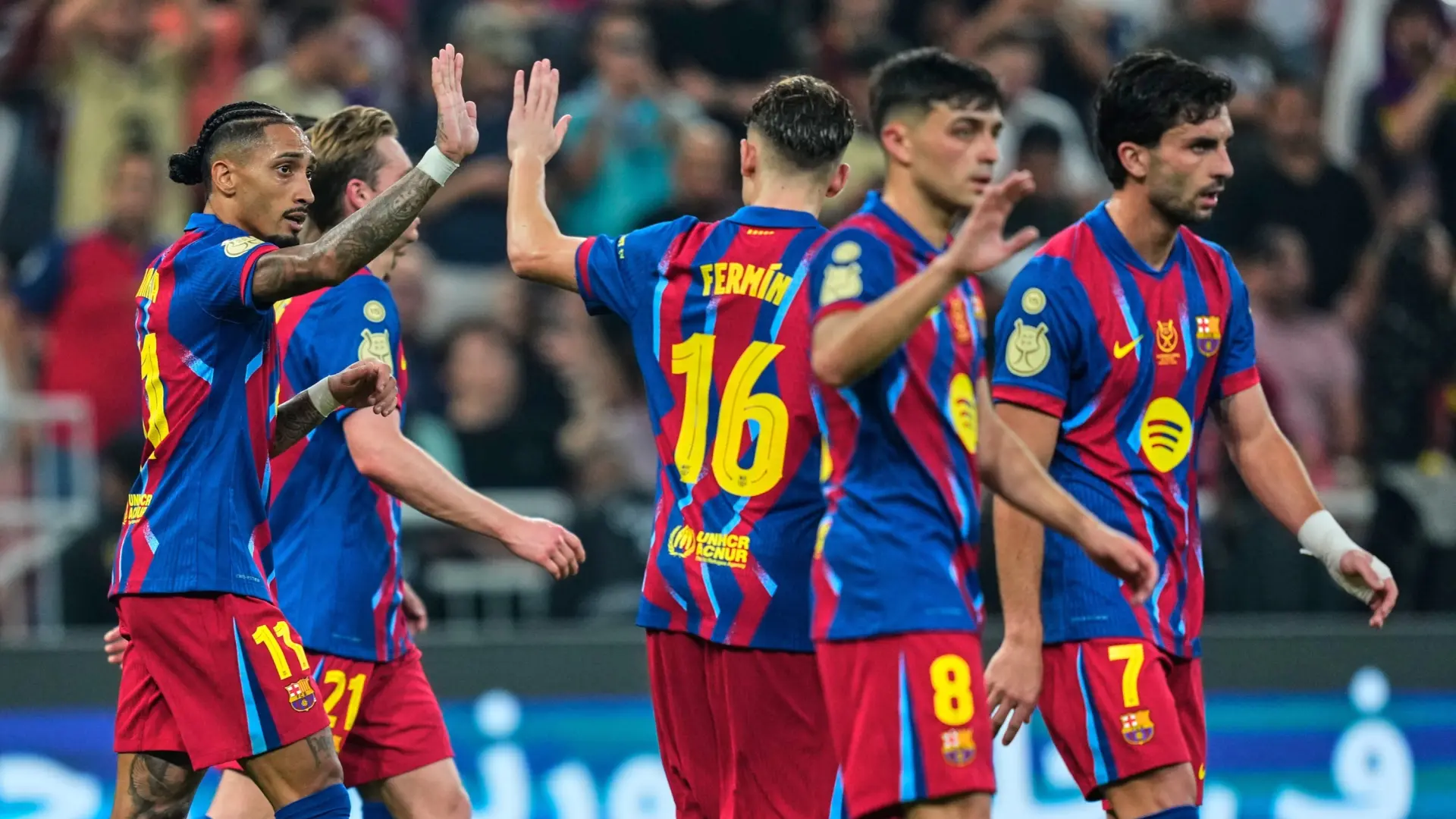 El Barça mete miedo con una 'manita' al Athletic y ya espera rival en la final de la Supercopa de España