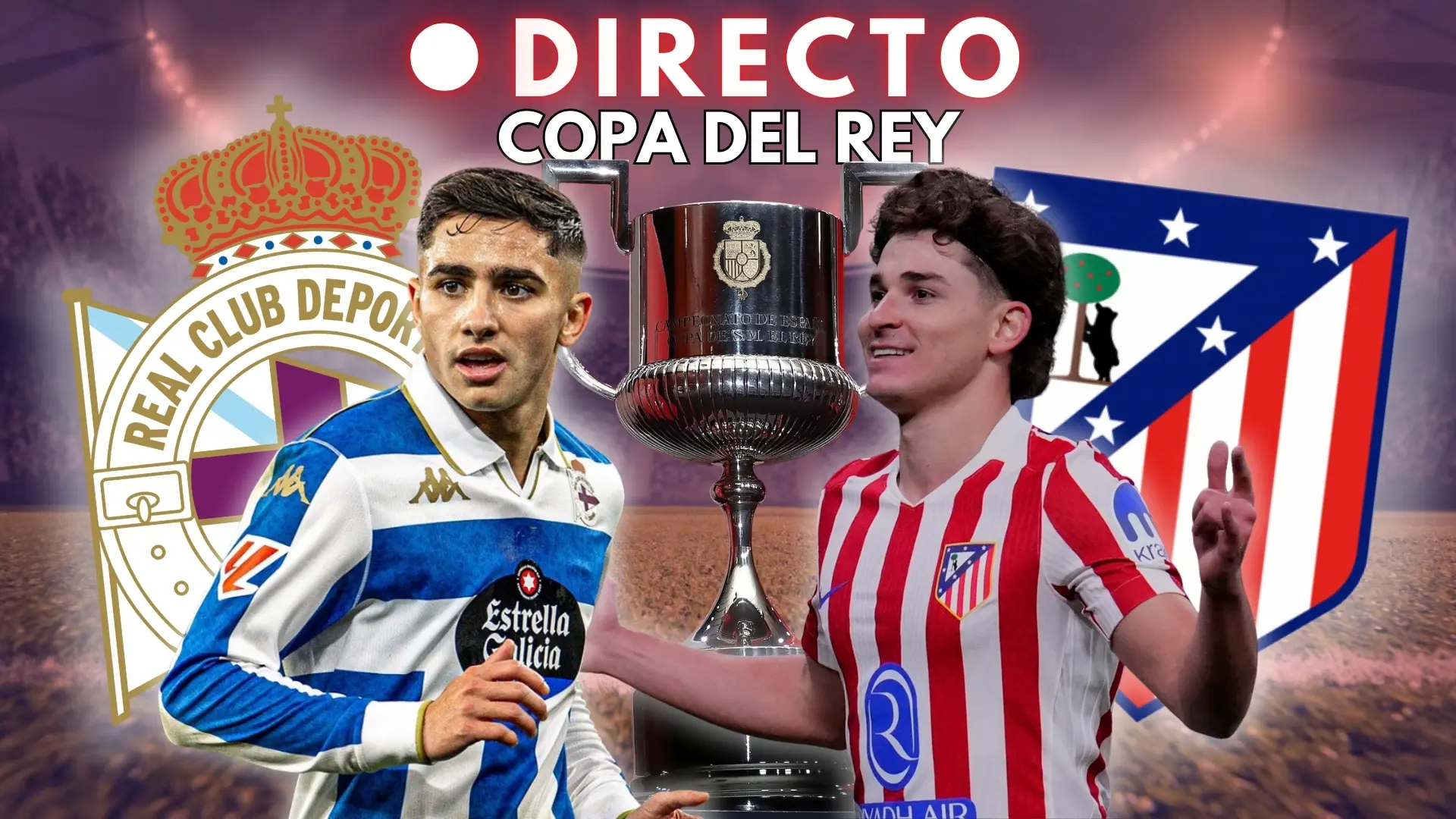 Deportivo – Atlético de Madrid de Copa del Rey, en directo: goles, marcador y última hora de los octavos de final