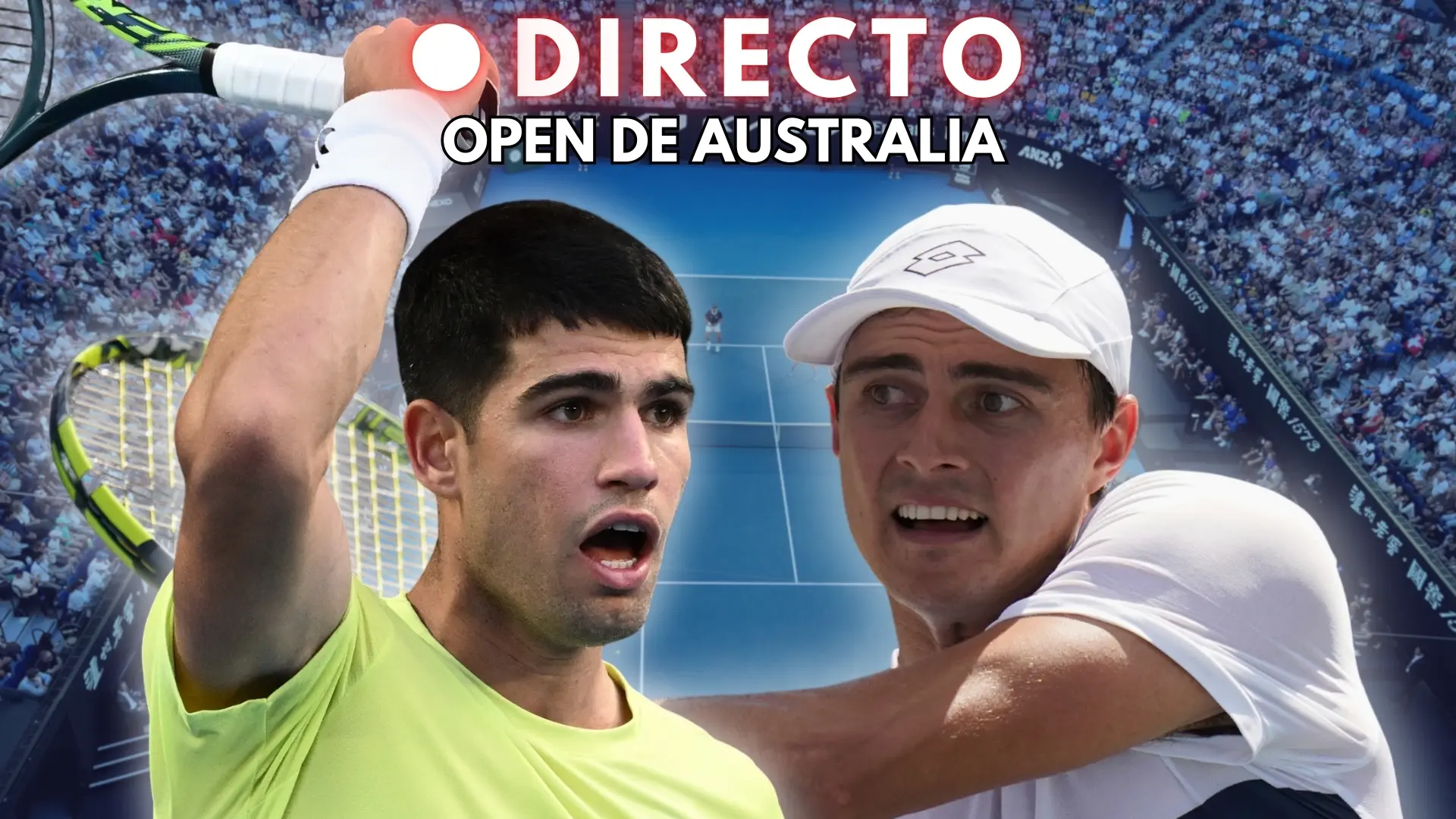 Carlos Alcaraz – Adam Walton, hoy en directo: última hora del debut del murciano en el Open de Australia 2026