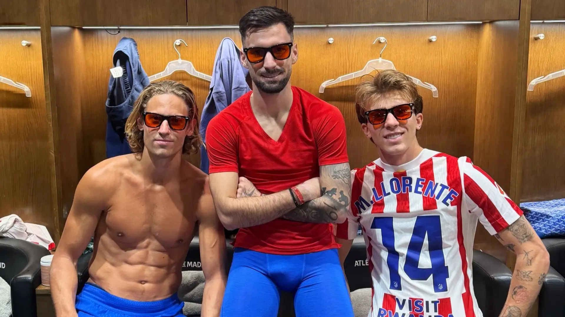 Marcos Llorente responde al vacile del Mallorca sobre sus gafas rojas: «Tenéis un descuento del 20%»