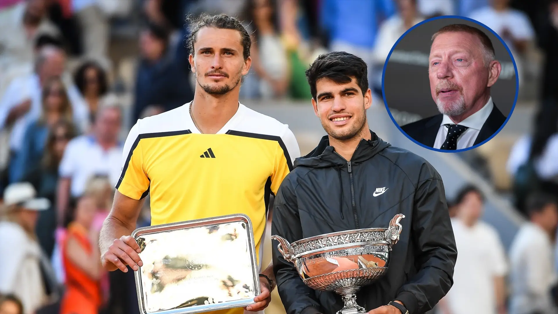 Boris Becker, leyenda del tenis, apuesta por Alexander Zverev ante Carlos Alcaraz: «Nunca lo había visto tan bien»