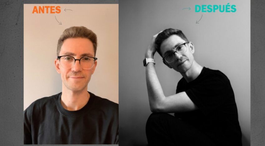 He cambiado mi foto de perfil usando solo el iPhone y una pared. El resultado parece sacado de un estudio profesional