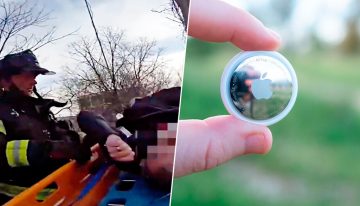 Pocas veces está justificado poner un AirTag a una persona. Este rescate a un hombre herido es una de ellas