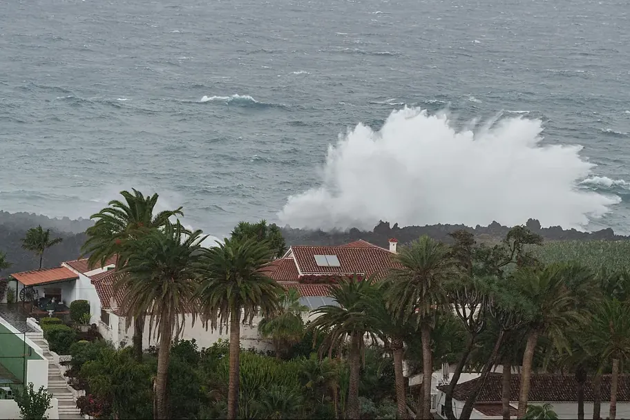 Una DANA dejará en Canarias fuertes rachas de viento y lluvias de barro
