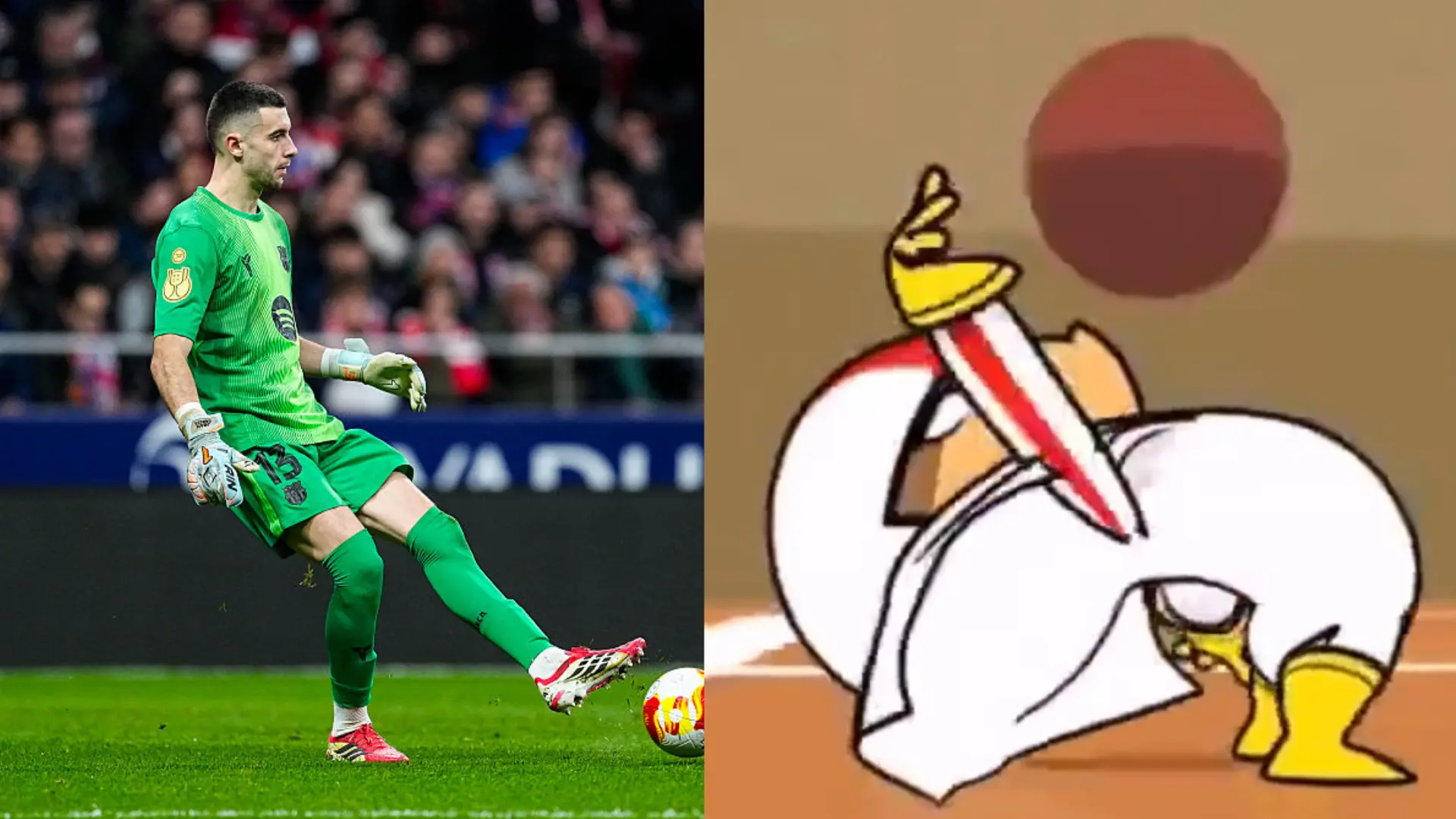 Los mejores memes de la goleada del Atlético al Barça: el desaparecido Lamine Yamal, el error de Joan García, la reacción de Flick…