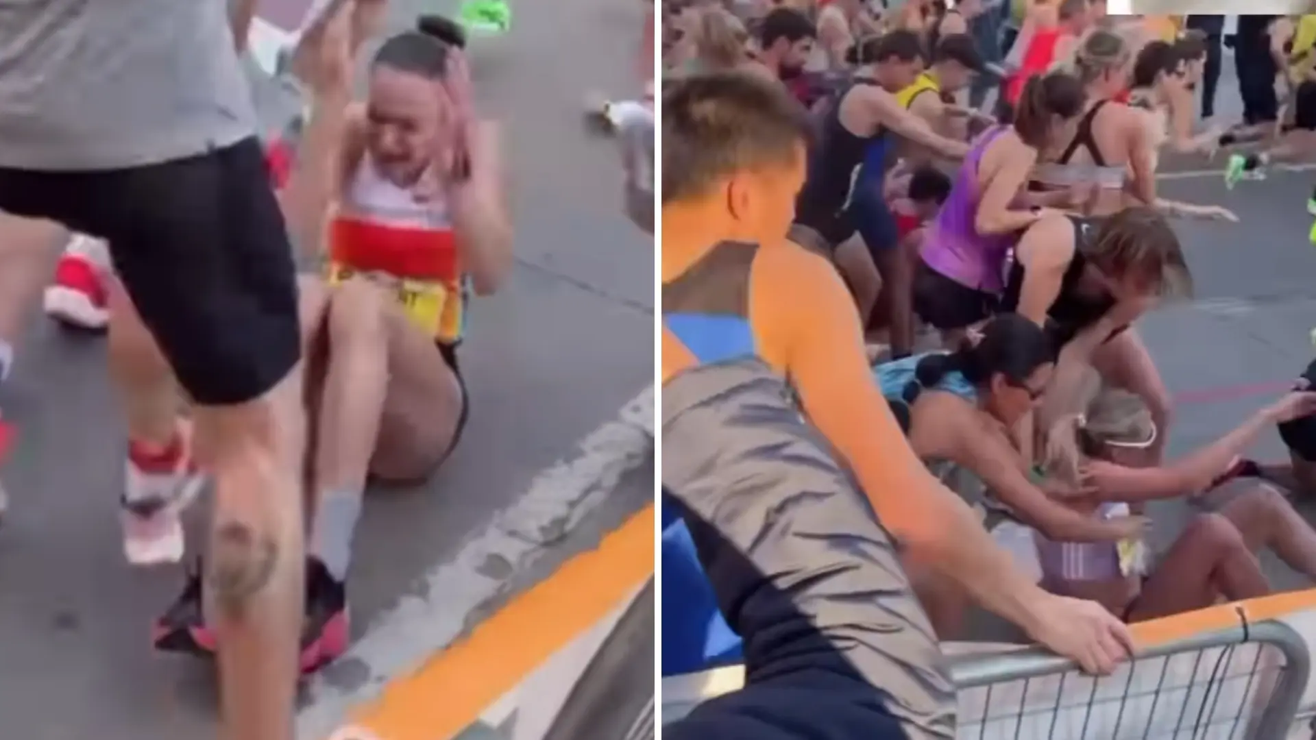 Una multitudinaria caída en la 10K de Castellón reabre el debate sobre las salidas: «Cuánto daño ha hecho el Strava»