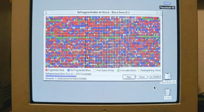 Millones de usuarios de Windows pasaban horas viendo cuadraditos moverse en la pantalla. Los Mac nunca lo pidieron y la diferencia estaba en sus entrañas