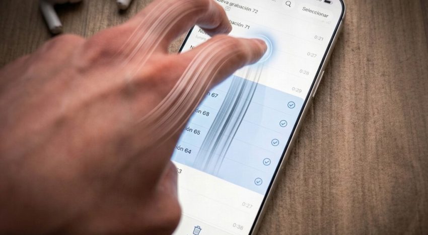 Llevaba años tocando el botón «Seleccionar» del iPhone por pura inercia. Un gesto oculto hace exactamente lo mismo en menos tiempo
