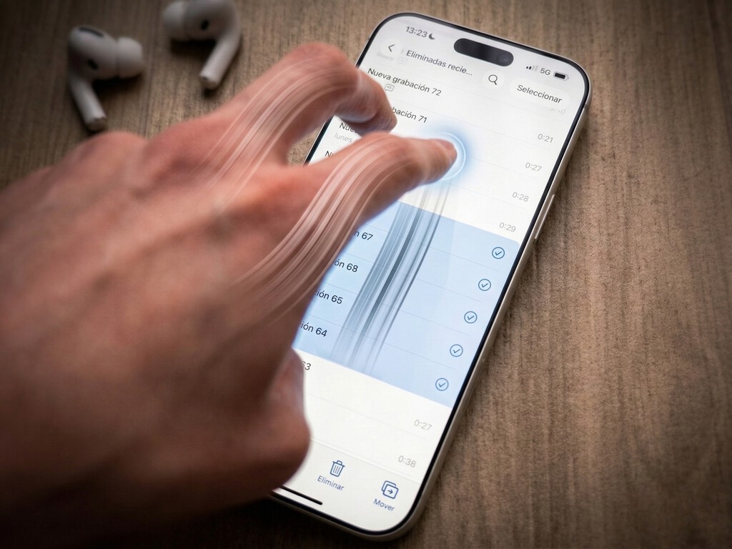 Llevaba años tocando el botón "Seleccionar" del iPhone por pura inercia. Un gesto oculto hace exactamente lo mismo en menos tiempo 