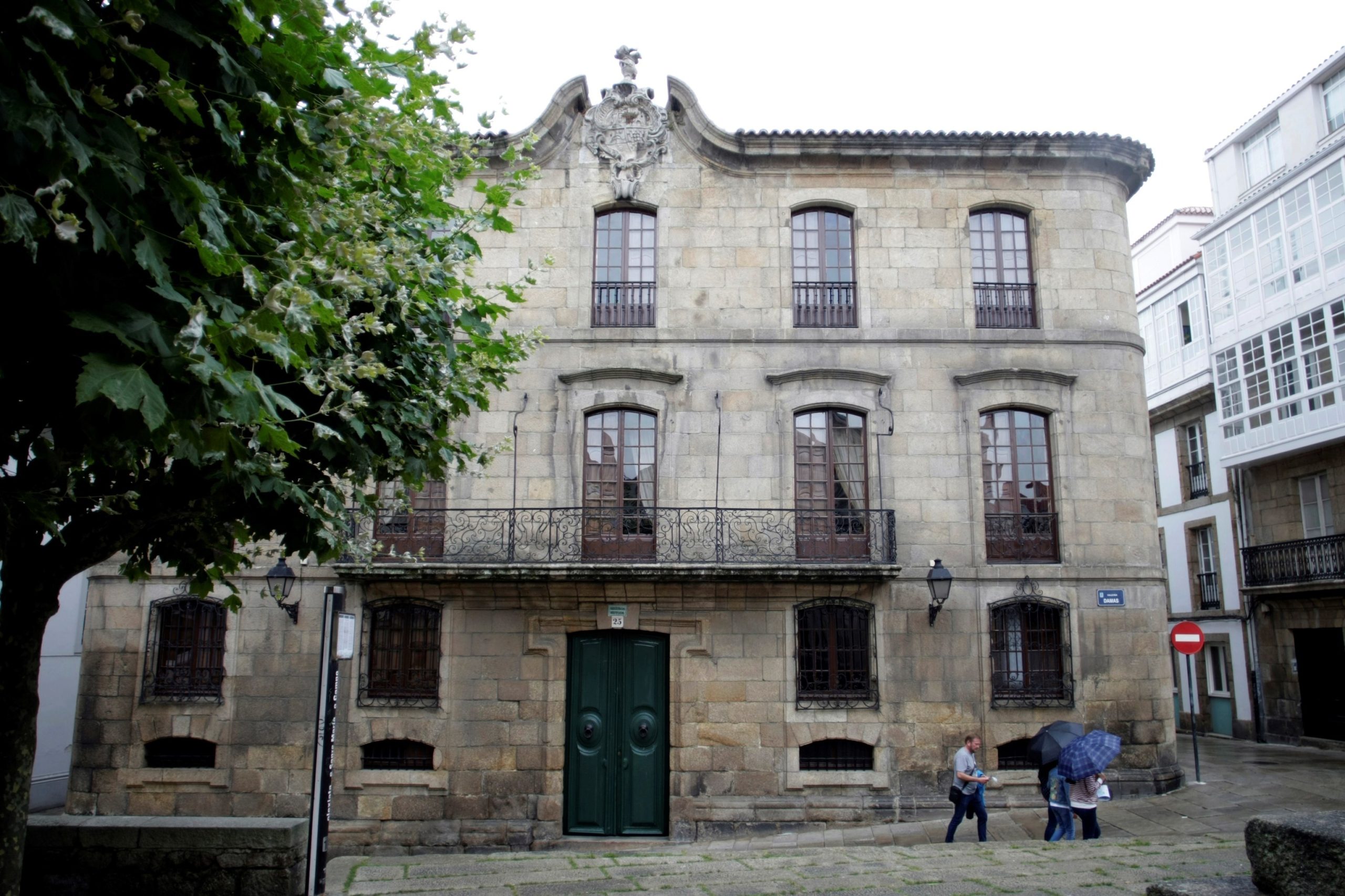 La fachada de la histórica Casa Cornide.