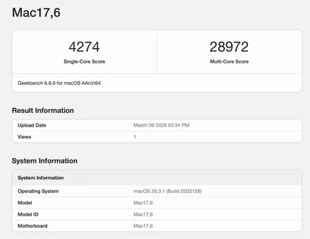 Macbook Pro M5 Max Benchmarks 002