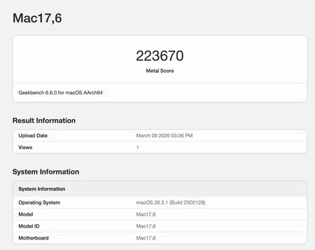 Macbook Pro M5 Max Benchmarks 001