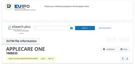 Registro de AppleCare One en la Unión Europea