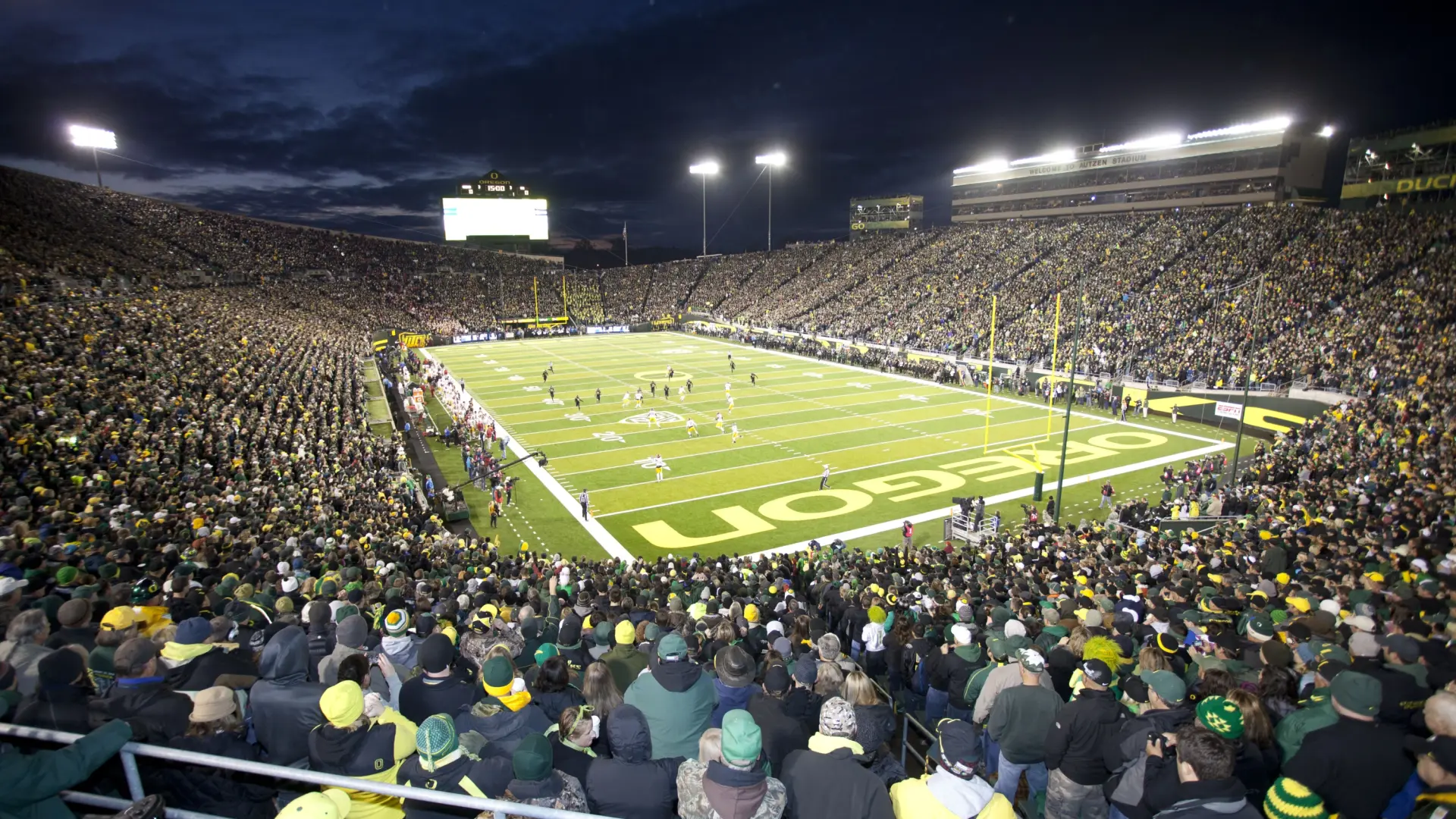 Santuarios del deporte. Autzen Stadium, Eugene, Oregón