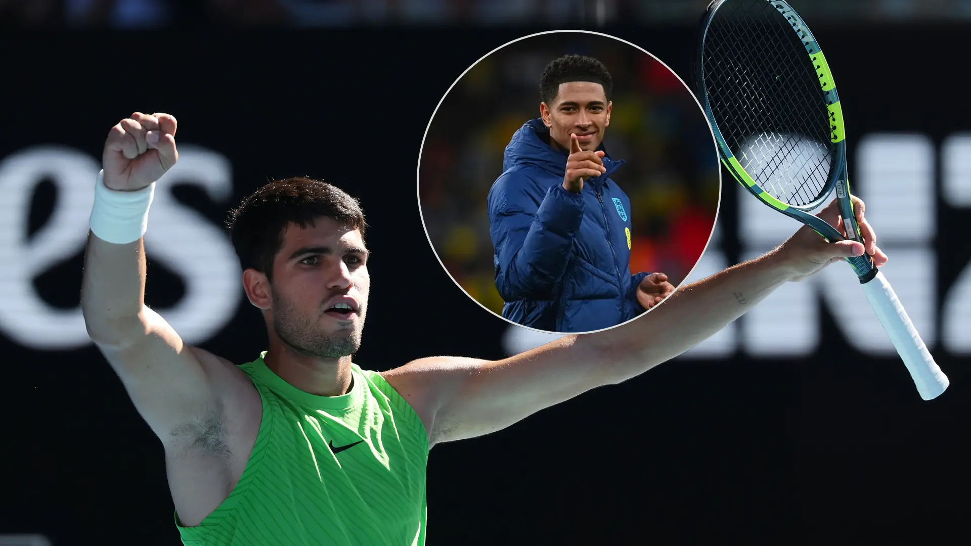 Jude Bellingham, sobre Carlos Alcaraz: «Tiene un equilibrio perfecto de todo lo que necesitas en el máximo nivel