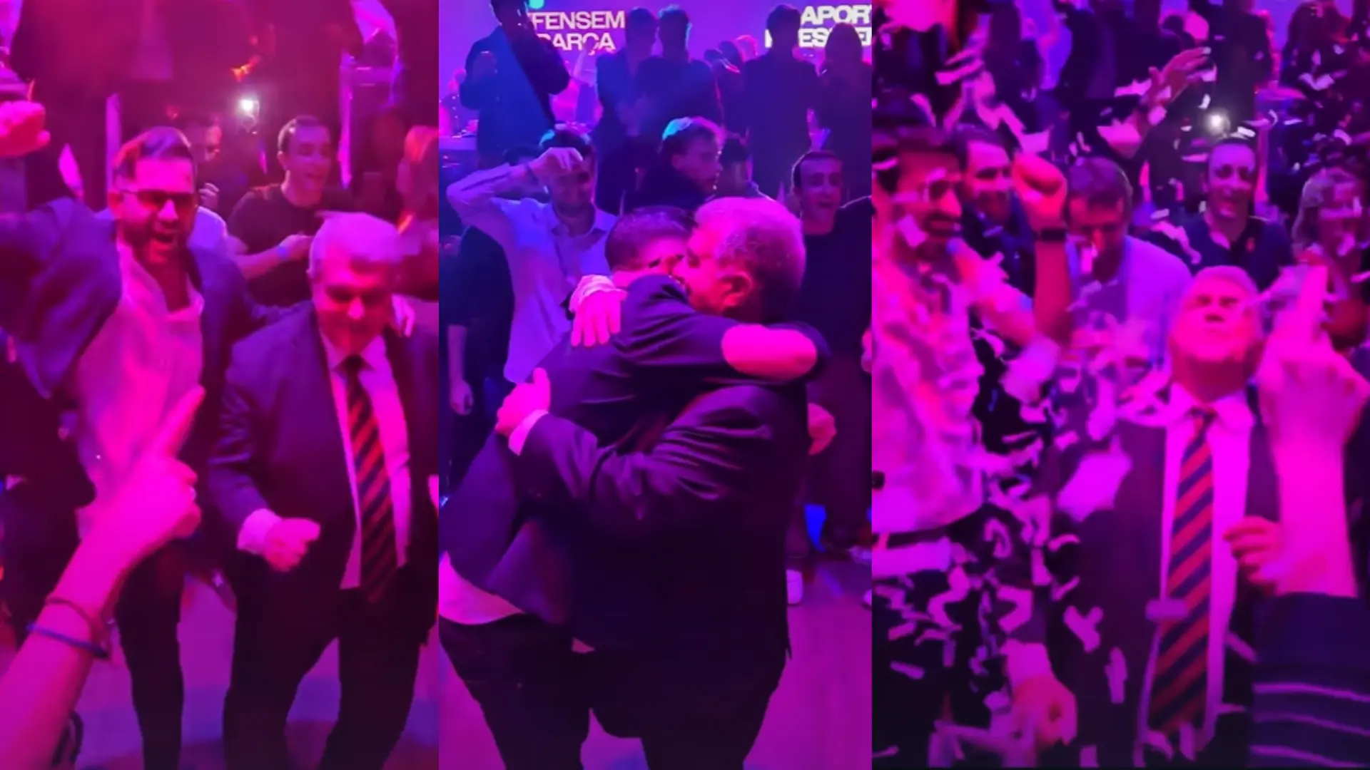 La fiesta de celebración de Joan Laporta: en la discoteca Luz de Gas, puros, cava y hasta altas horas de la madrugada