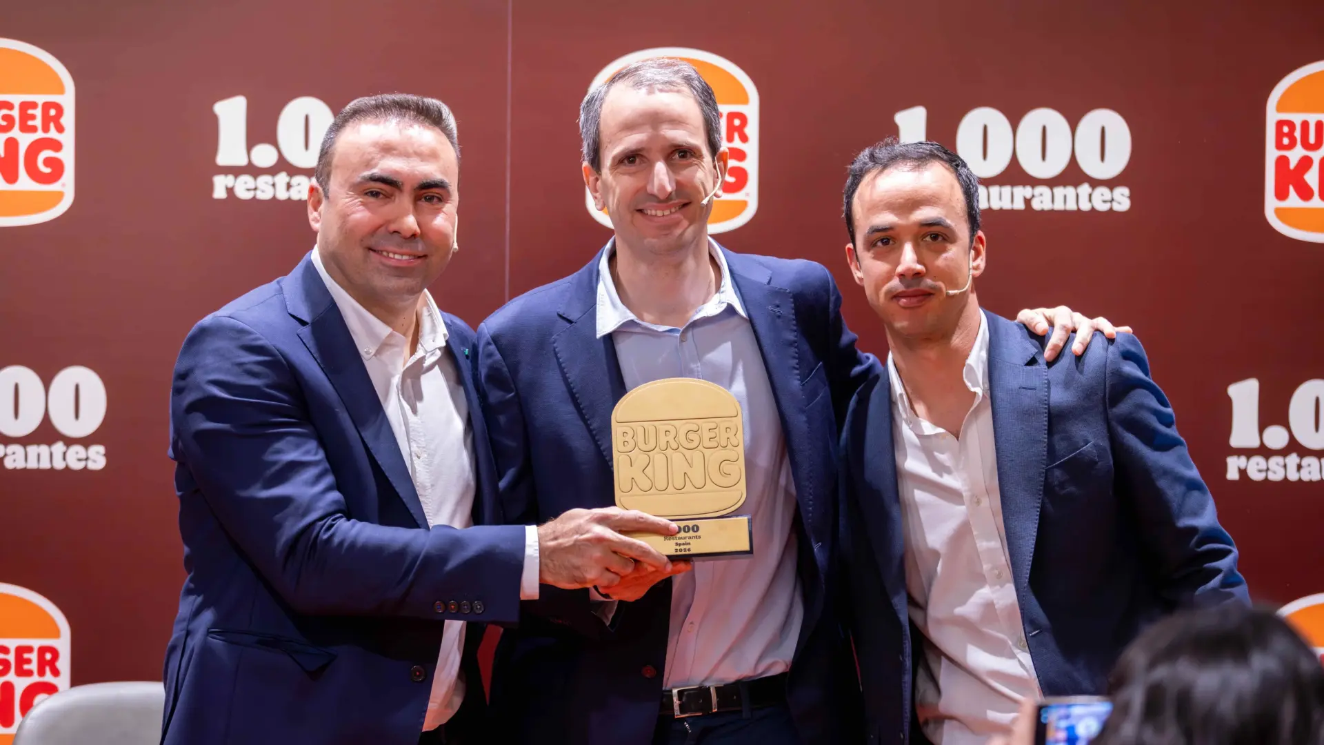 Burger King alcanza los 1.000 restaurantes en España y anuncia que su red crecerá hasta un 30% más en los próximos años