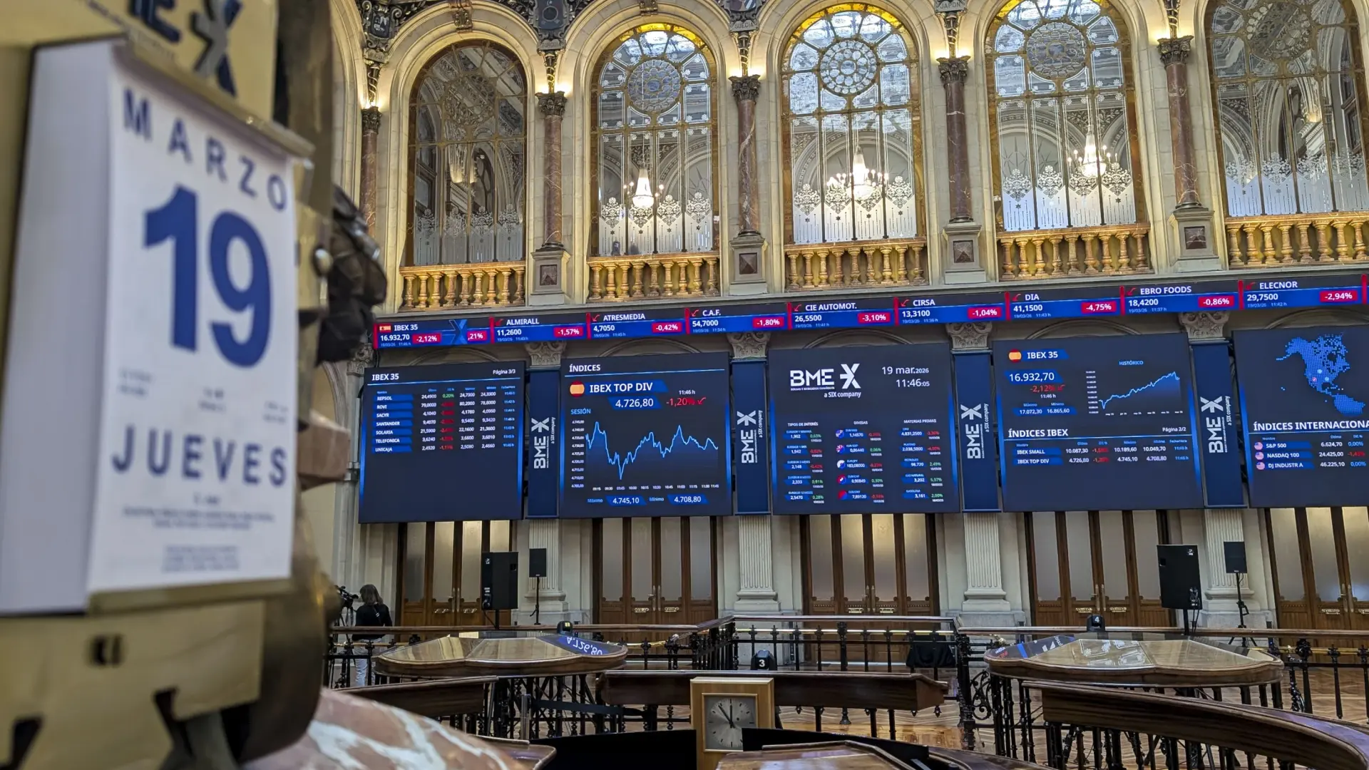 El conflicto en Oriente Próximo sacude a las bolsas europeas: el Ibex 35 pierde los 17.000 puntos