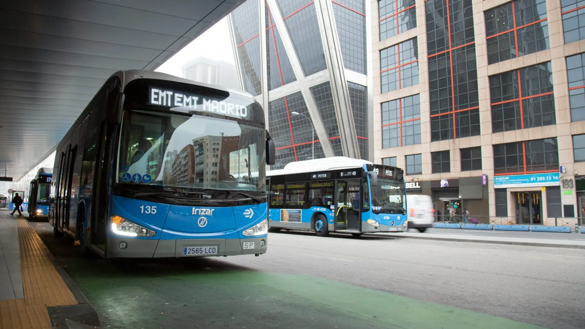 Los nuevos 120 autobuses de la EMT Madrid serán de Solaris (CAF), Irizar y Mercedes-Benz