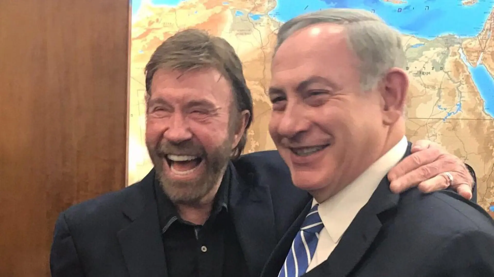 Netanyahu reacciona a la muerte de Chuck Norris: «Un gran amigo de Israel y un amigo cercano»